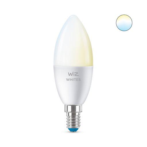 Bec LED inteligent WiZ Connected Whites C37, Wi-Fi, E14, 4.9W