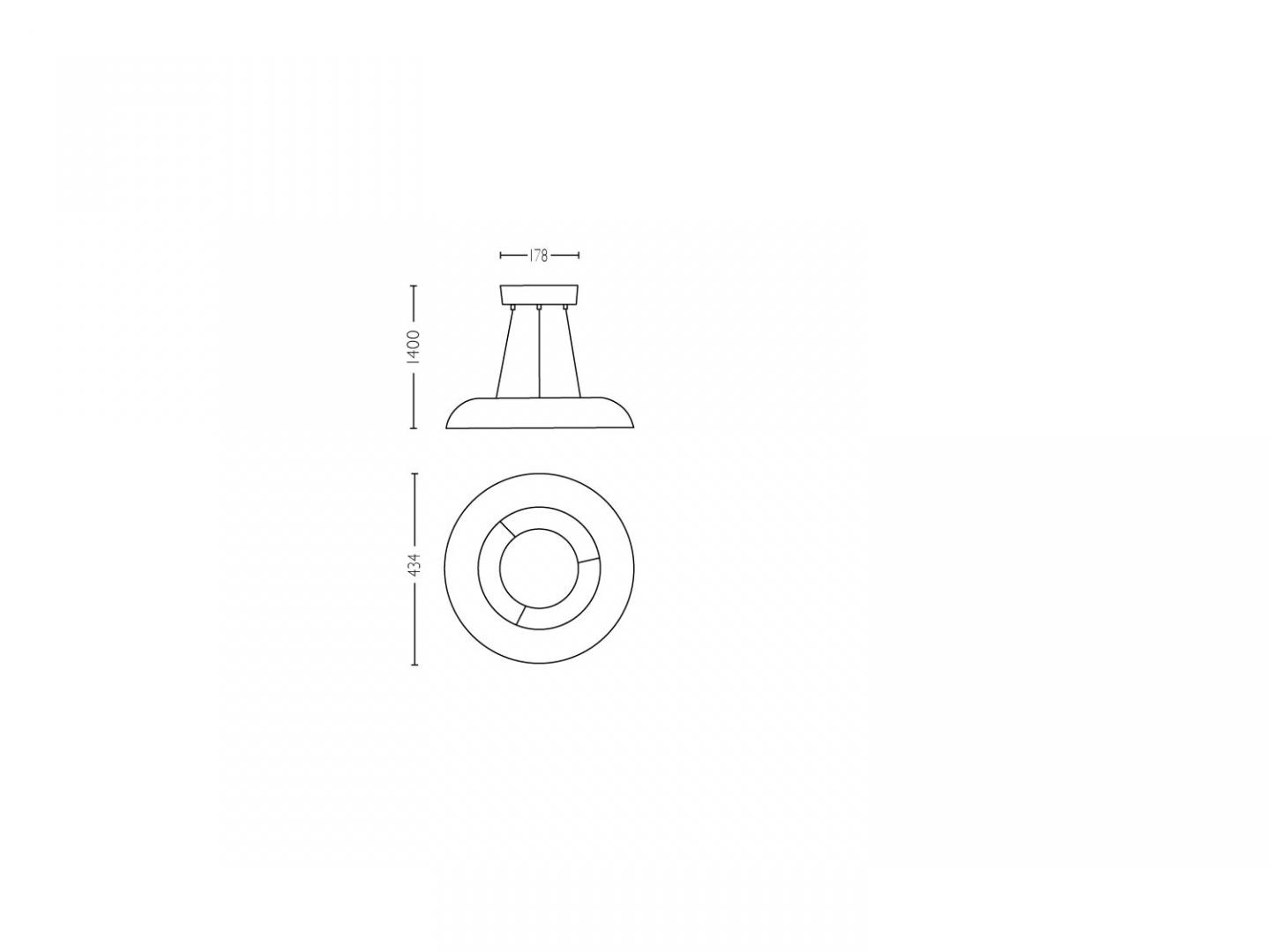 Pendul LED Philips Hue Amaze, Bluetooth, 25W (204W), 2900 lm, - imagine 5