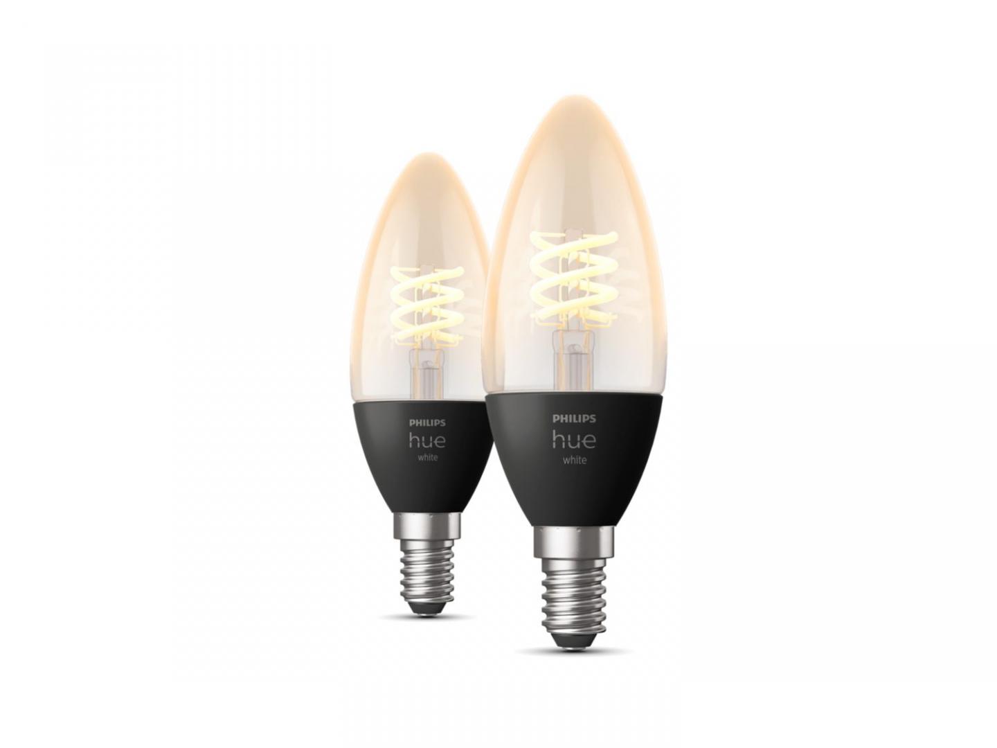 2 Becuri LED inteligente Philips Hue B39, Bluetooth, E14, 4.5W - imagine 3