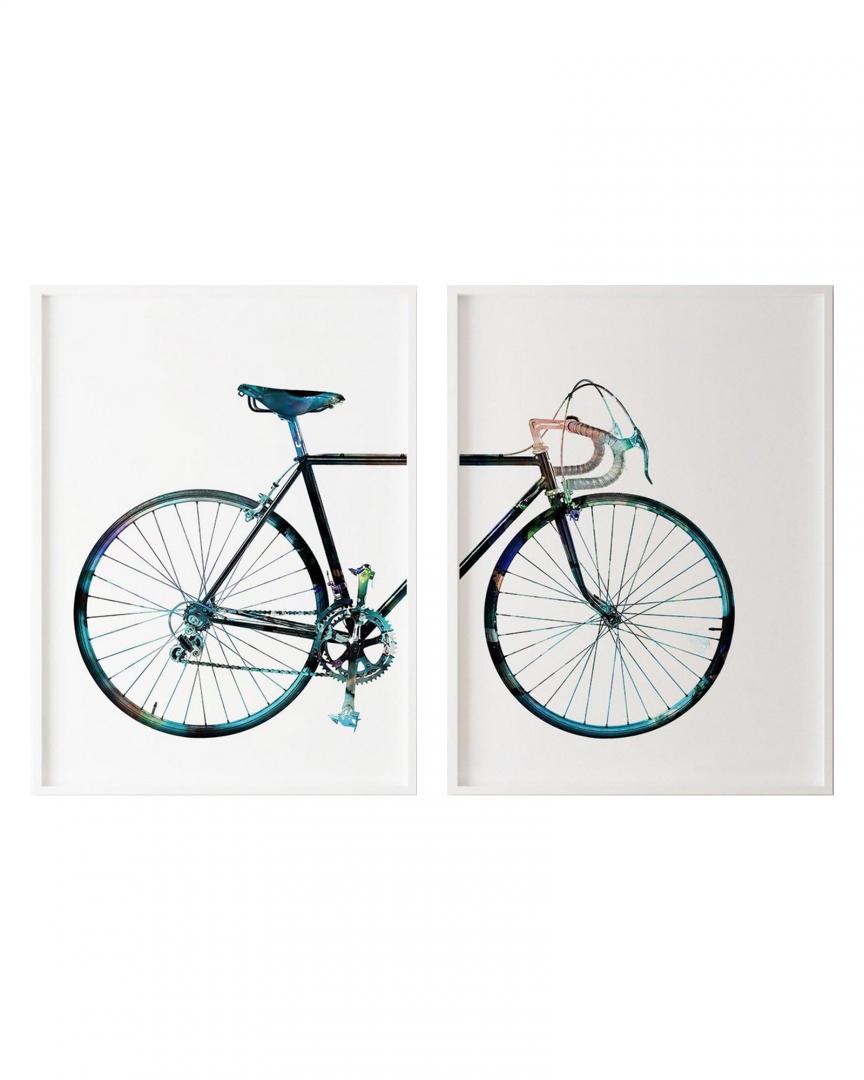 Set 2 tablouri decorative Bicicleta - imagine 3