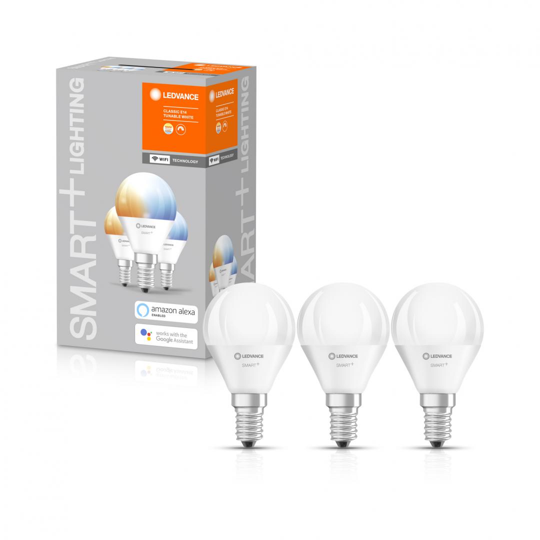 3 Becuri LED inteligent Ledvance SMART+ WiFi Mini Bulb Tunable