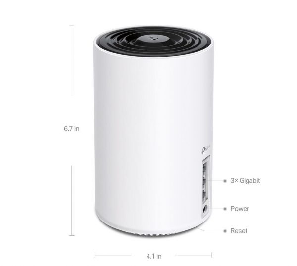 TP-Link AXE5400 home mesh Wi-Fi 6E System, Tri-Band, Deco XE75(3-pack); - imagine 3