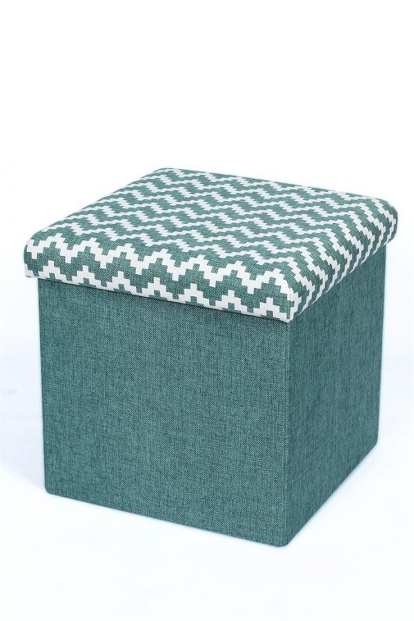 Taburet pliabil textil - Zig Zag - imagine 3