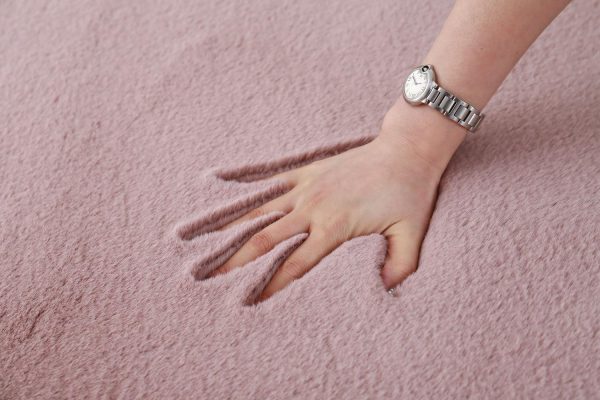 Covor Heinner Shaggy soft blanita Roz Pudra 200x300 cm - imagine 3