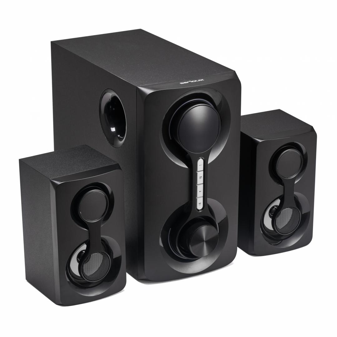 Boxe Serioux 2.1 SoundRise 2160W, putere totala 60W RMS, tip - imagine 4