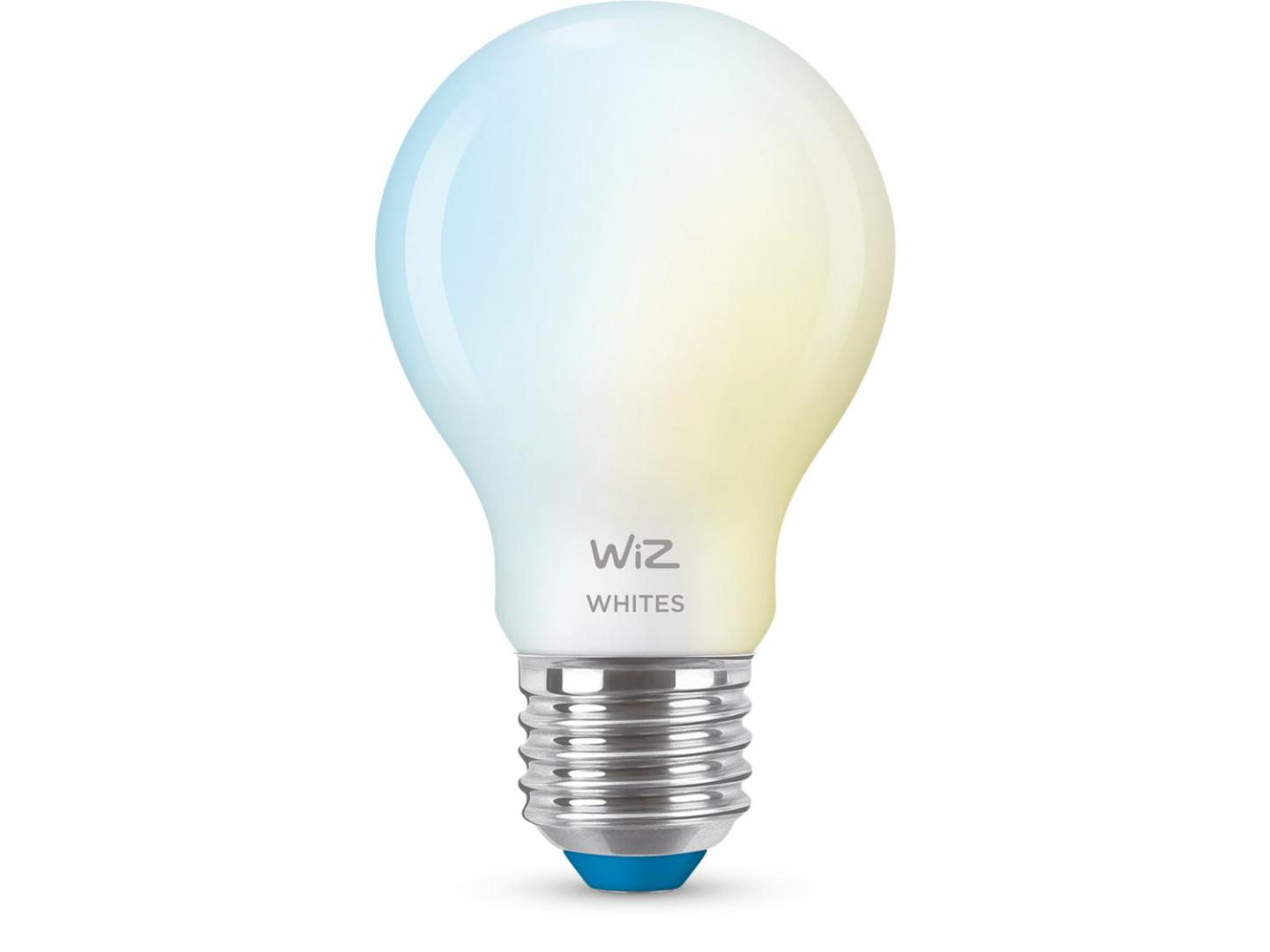 Bec LED inteligent WiZ Connected Whites A60, Wi-Fi, E27, 7W
