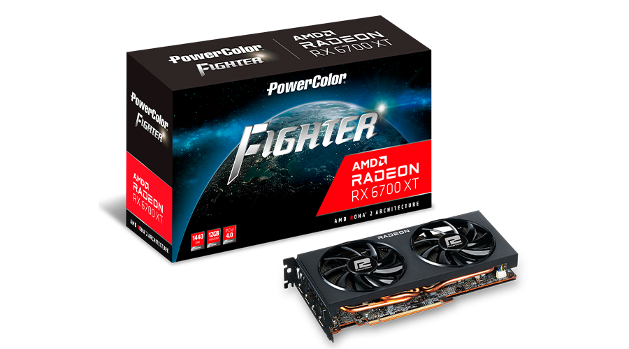 Placa video PowerColor Fighter AMD Radeon RX 6700 XT 12GB