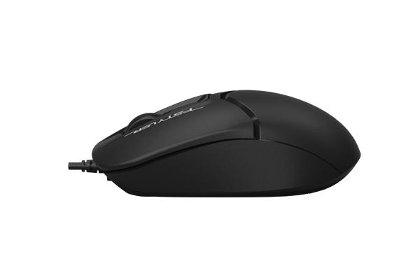 Mouse A4tech FM12 Black, cu fir, negru - imagine 3