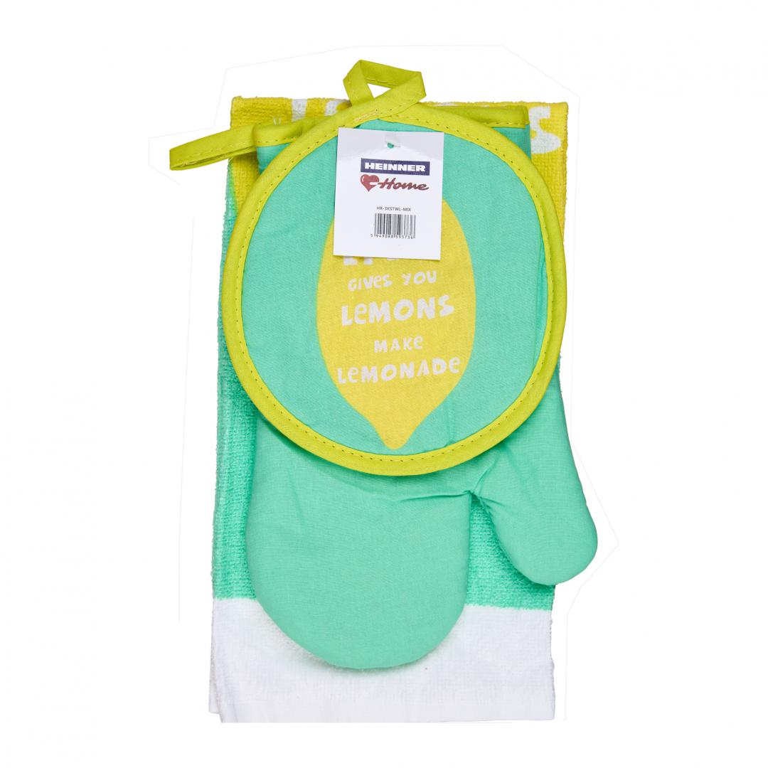 "Set bucatarie format din 3 piese Lemon - imagine 3