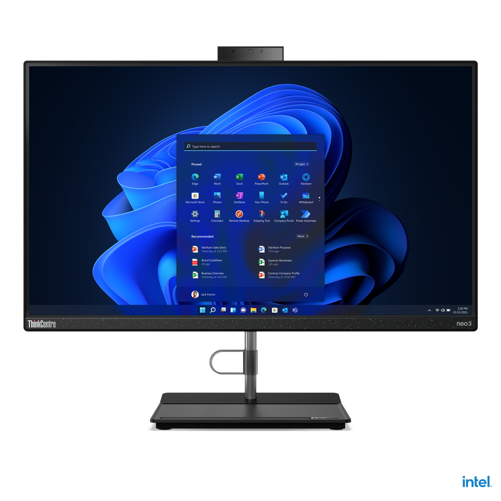 All-in-One Lenovo ThinkCentre neo 30a 24, Intel Core i5-1240P, 12C - imagine 4