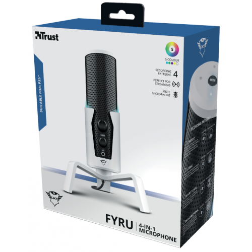 Microfon Trust GXT 258W Fyru Ps5 - imagine 3