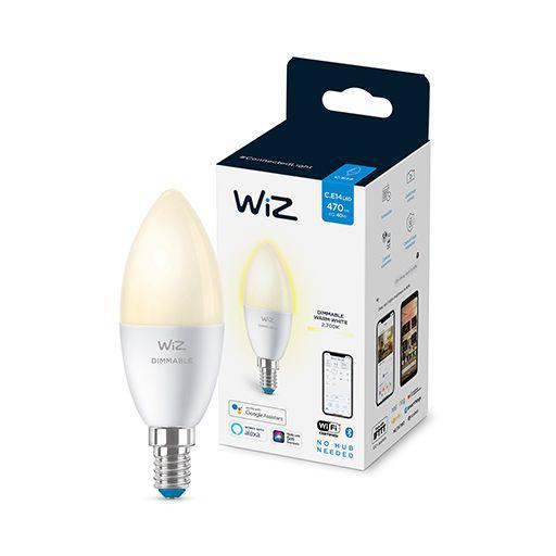 Bec LED inteligent WiZ Connected Dimmable C37, Wi-Fi, E14, 4.9W - imagine 4