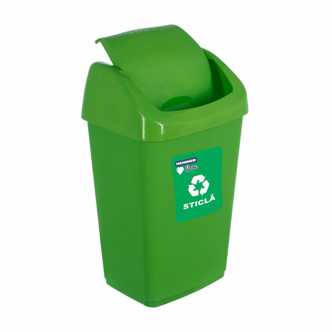 COS GUNOI CAPAC BATANT, RECICLARE ECO 35 L, VERDE, HEINNER