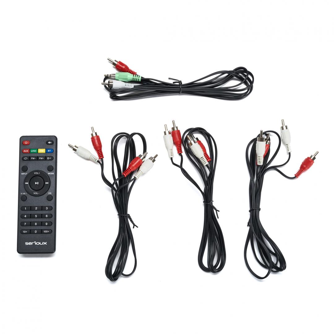 Boxe Serioux 5.1 SoundRise 51105W, putere totala 105W RMS, tip - imagine 3