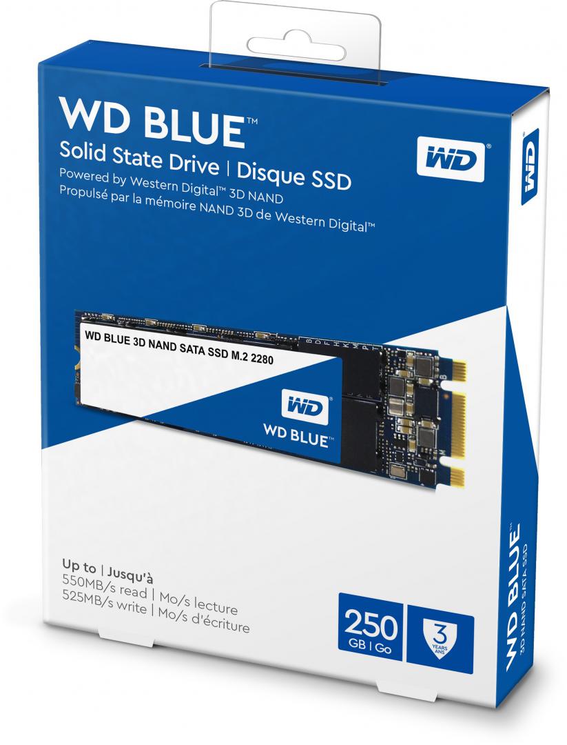 SSD WD Blue, 250GB, M.2 2280