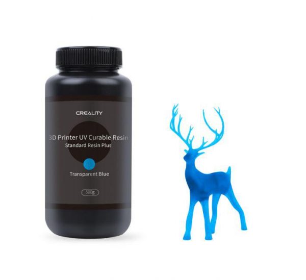 CREALITY Rasina Standard plus rigida fotosensibila, 500g, culoare transparent blue,