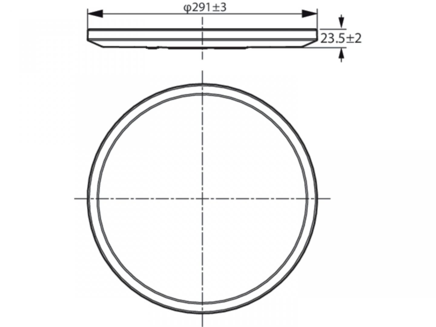 Plafoniera LED WiZ SuperSlim, Wi-Fi, Bluetooth, 16W, 1500 lm, lumina - imagine 5