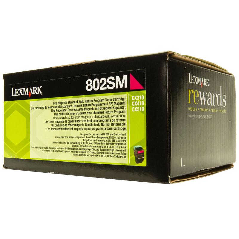 Toner Lexmark 80C2SM0, magenta, 2 k, CX310dn , CX310n ,