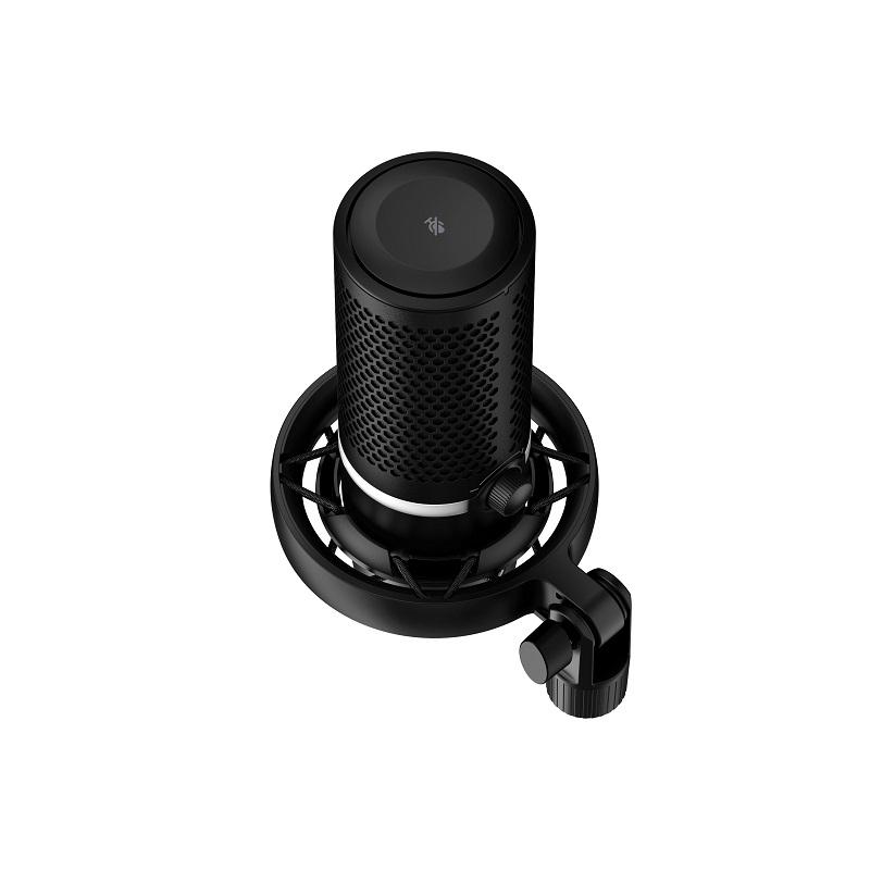 Microfon HP HyperX DuoCast, cardioid, RGB USB, Negru - imagine 3