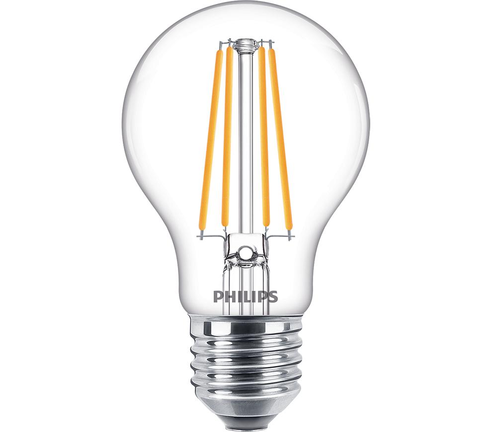 3 Becuri LED Philips Classic A60, E27, 8.5W (75W), 1055 - imagine 3