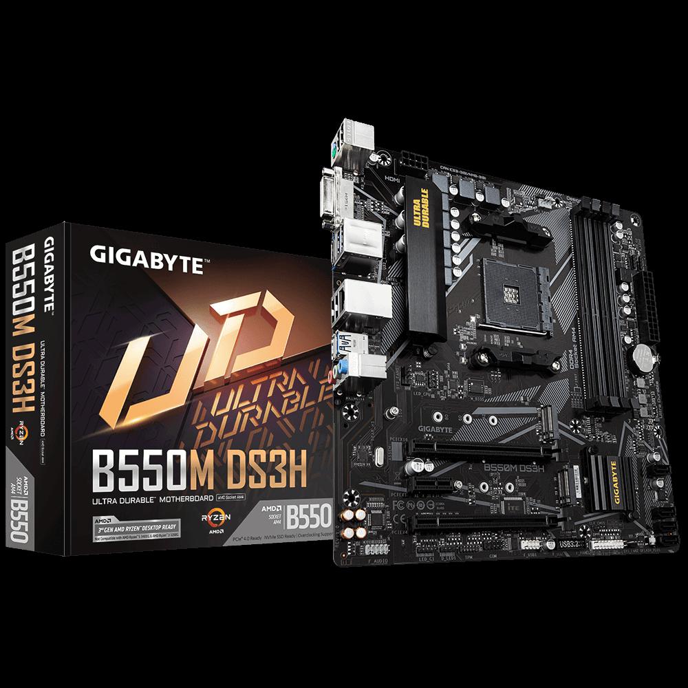 Placa de baza Gigabyte B550M DS3H, Socket AM4 - imagine 3