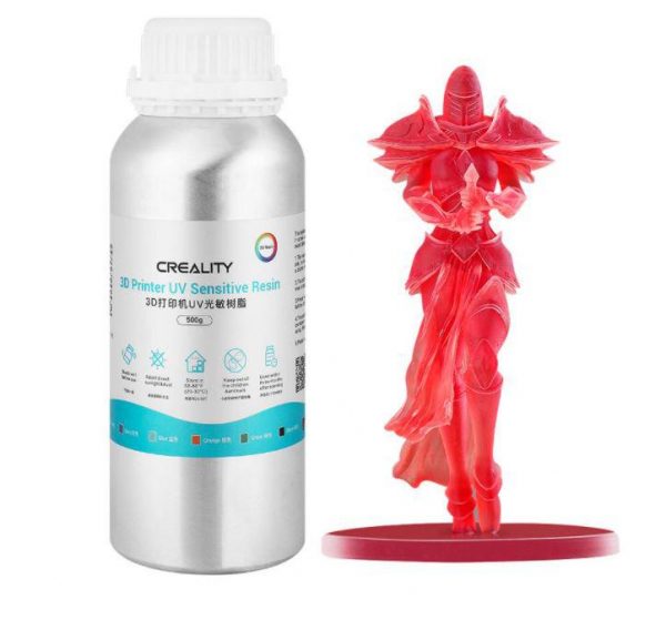 CREALITY Rasina low odor fotosensibila, 500g, culoare transparent red, ambalaj: - imagine 3