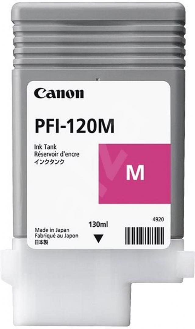 Cartus cerneala Canon PFI-120M, magenta, capacitate 130ml, pentru Canon TM