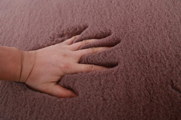 Covor Heinner Shaggy soft blanita Mov 50x90 cm - imagine 3