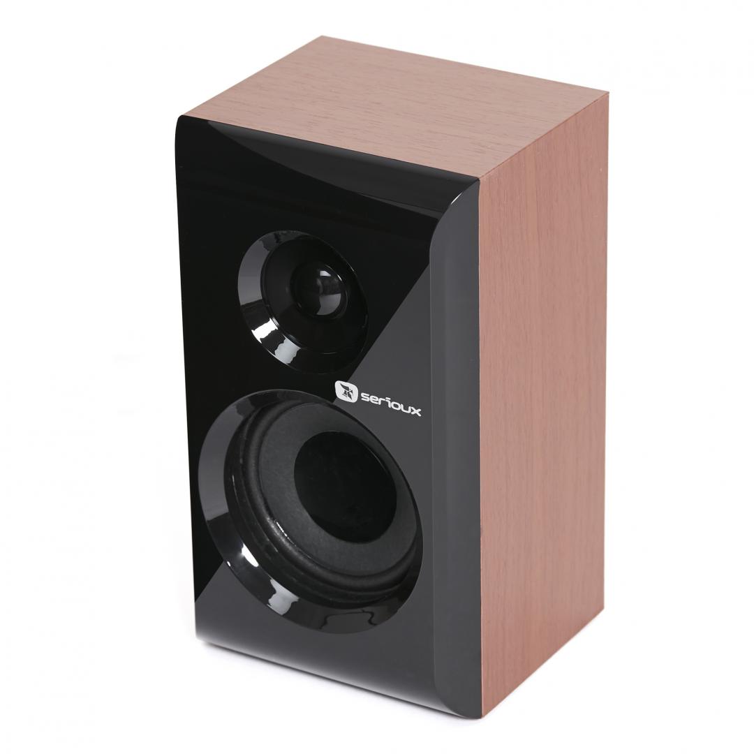 Boxe Serioux 5.1 SoundBoost HT5100C, 140W RMS, lemn - imagine 4