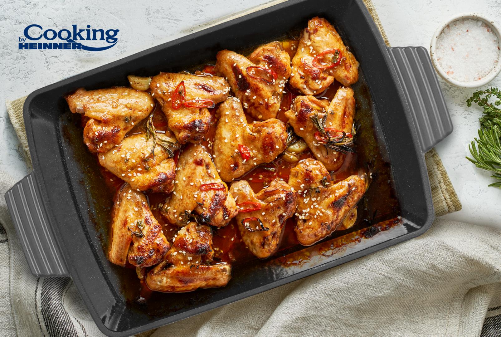 TAVA FONTA EMAILATA 33 x 23 x 7 CM, MARBLE - imagine 6