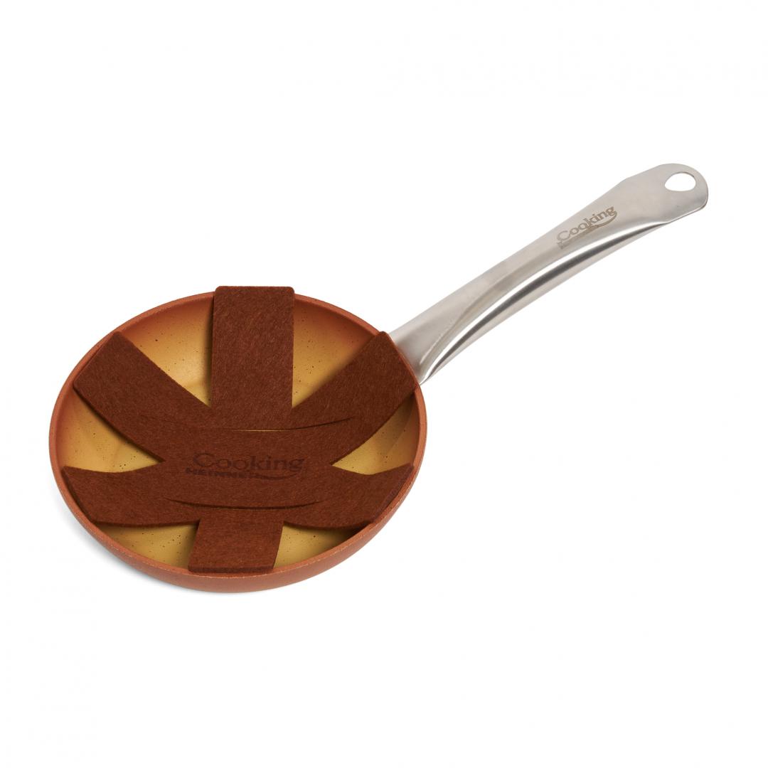 TIGAIE ALUMINIU 18x4 CM CU SUPORT/ SEPARATOR VASE, CERÂMICA DO - imagine 5