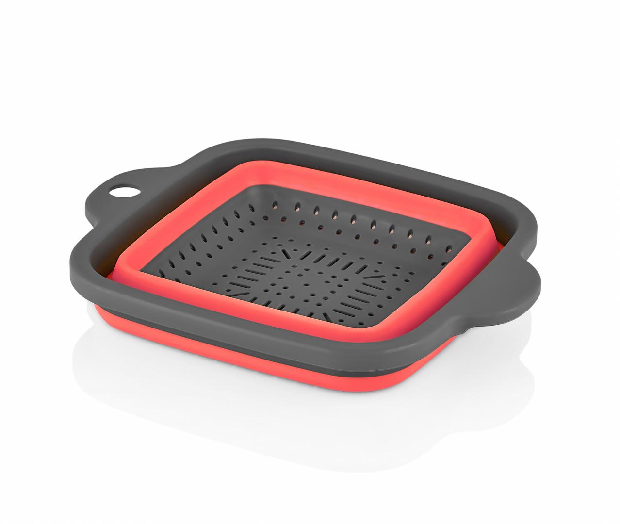 STRECURATOARE PLIABILA PATRATA CU DOUA MANERE 21 CM, COOKING BY - imagine 3