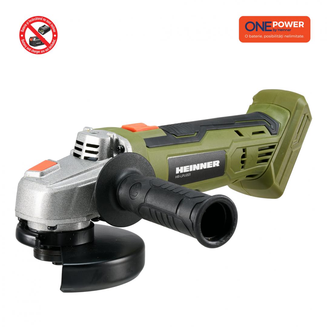 ONE POWER by HEINNER POLIZOR UNGHIULAR 18V 9500RPM (FARA