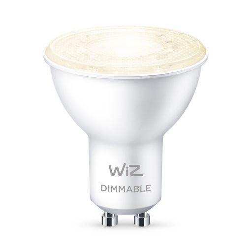 Bec LED inteligent WiZ Connected Dimmable, Wi-Fi, GU10, 4.9W (50W),