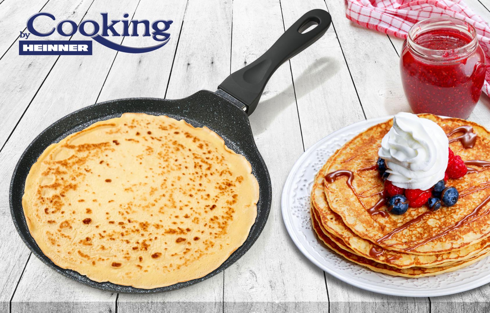 TIGAIE ALUMINIU CLATITE 28X1.5CM, BLACK SAND, COOKING BY - imagine 4