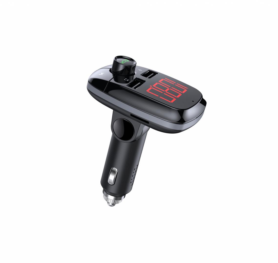 Modulator FM Serioux ABFM50, Bluetooth 5.0 , raza actiune de - imagine 3