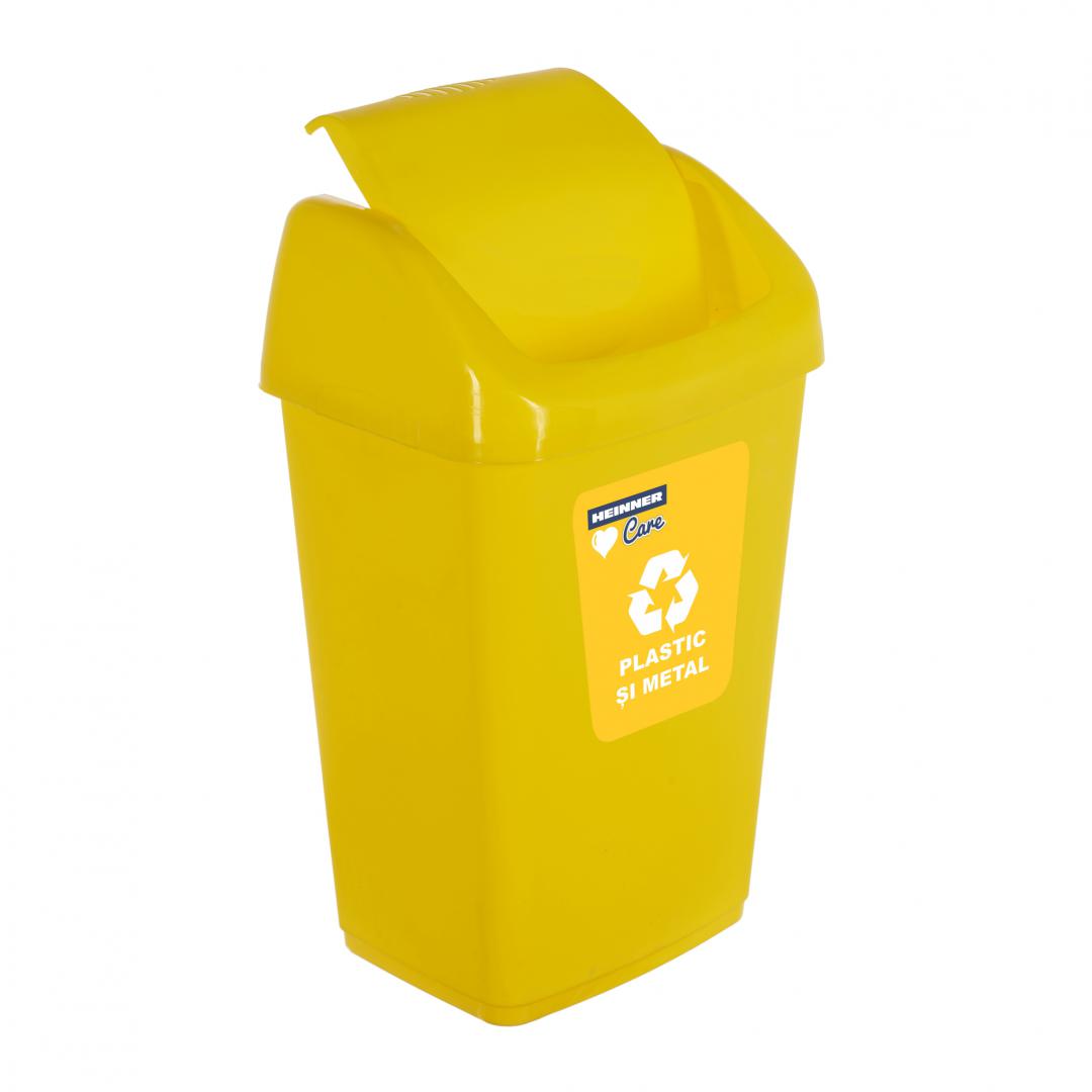 COS GUNOI CAPAC BATANT, RECICLARE ECO 35 L, GALBEN ,