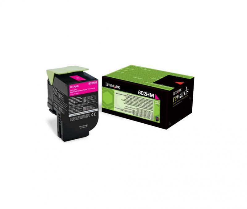 Toner Lexmark 80C2HM0, magenta, 3 k, CX410de , CX410de with