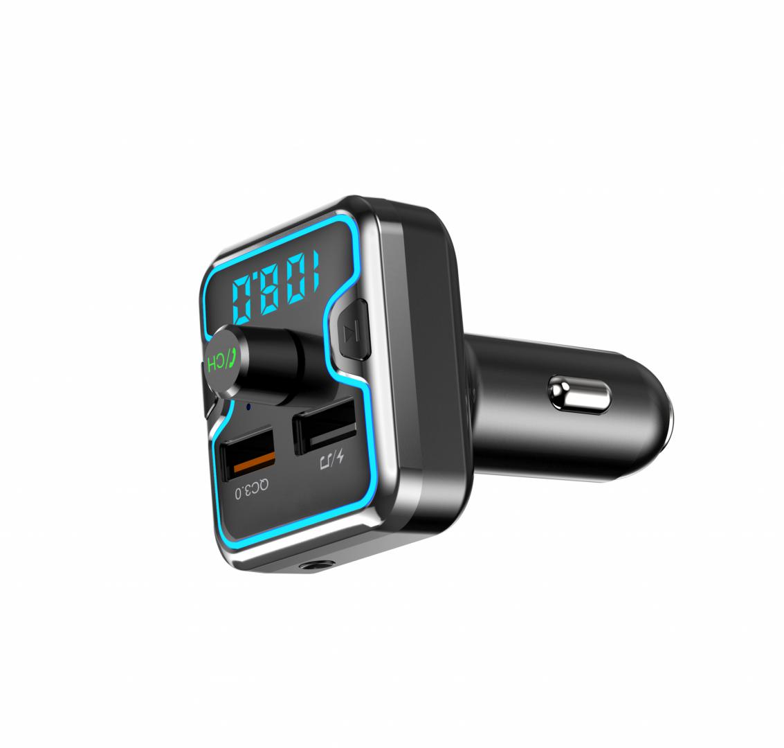 Modulator FM Serioux AMFM45, Bluetooth V5.0, conectare automată, raza de - imagine 6