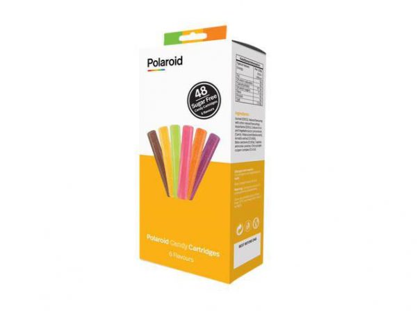 POLAROID 3D CANDY CARTRIDGES 6 Flavor Pack, 48 filamente comestibile