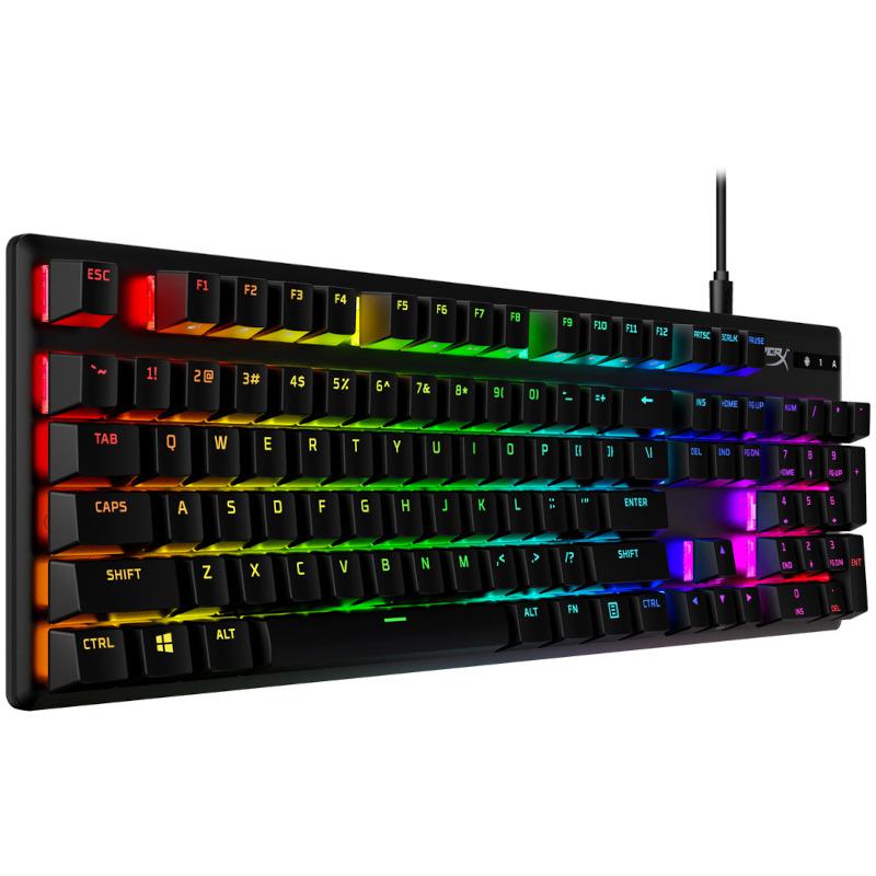 Tastatura HP HyperX Alloy Origins PBT, mecanica, type-C, RGB, neagra - imagine 3