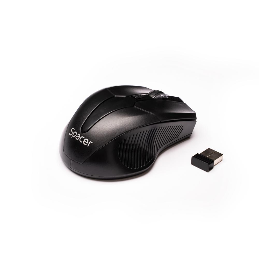 MOUSE Spacer, PC sau NB, fara fir, USB 2.4 GHz, - imagine 4
