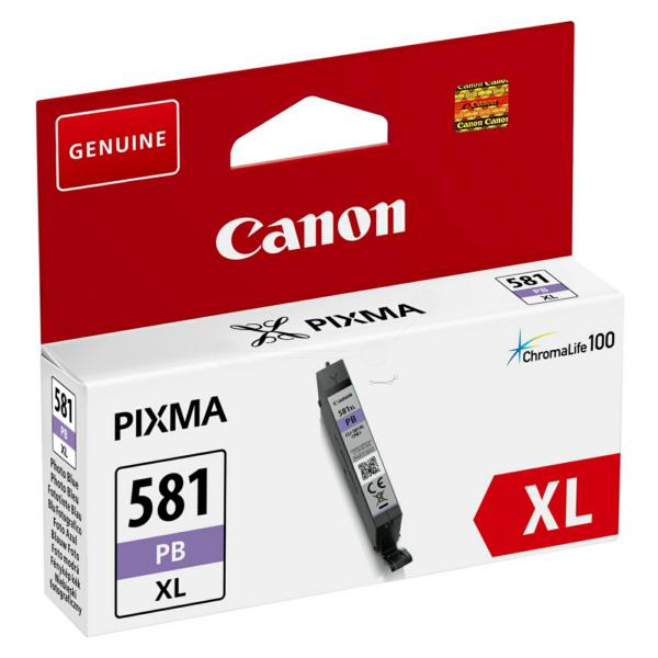 Cartus cerneala Canon CLI581XLPB, photo blue,8.3 ml, PIXMA TR7550, TR8550,