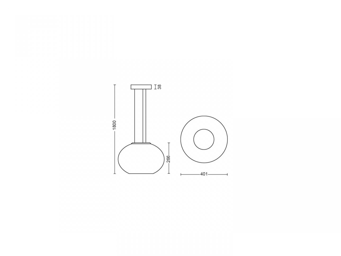 Pendul LED RGB Philips Hue Flourish, Bluetooth, 9W (39.5W), 2750lm, - imagine 4