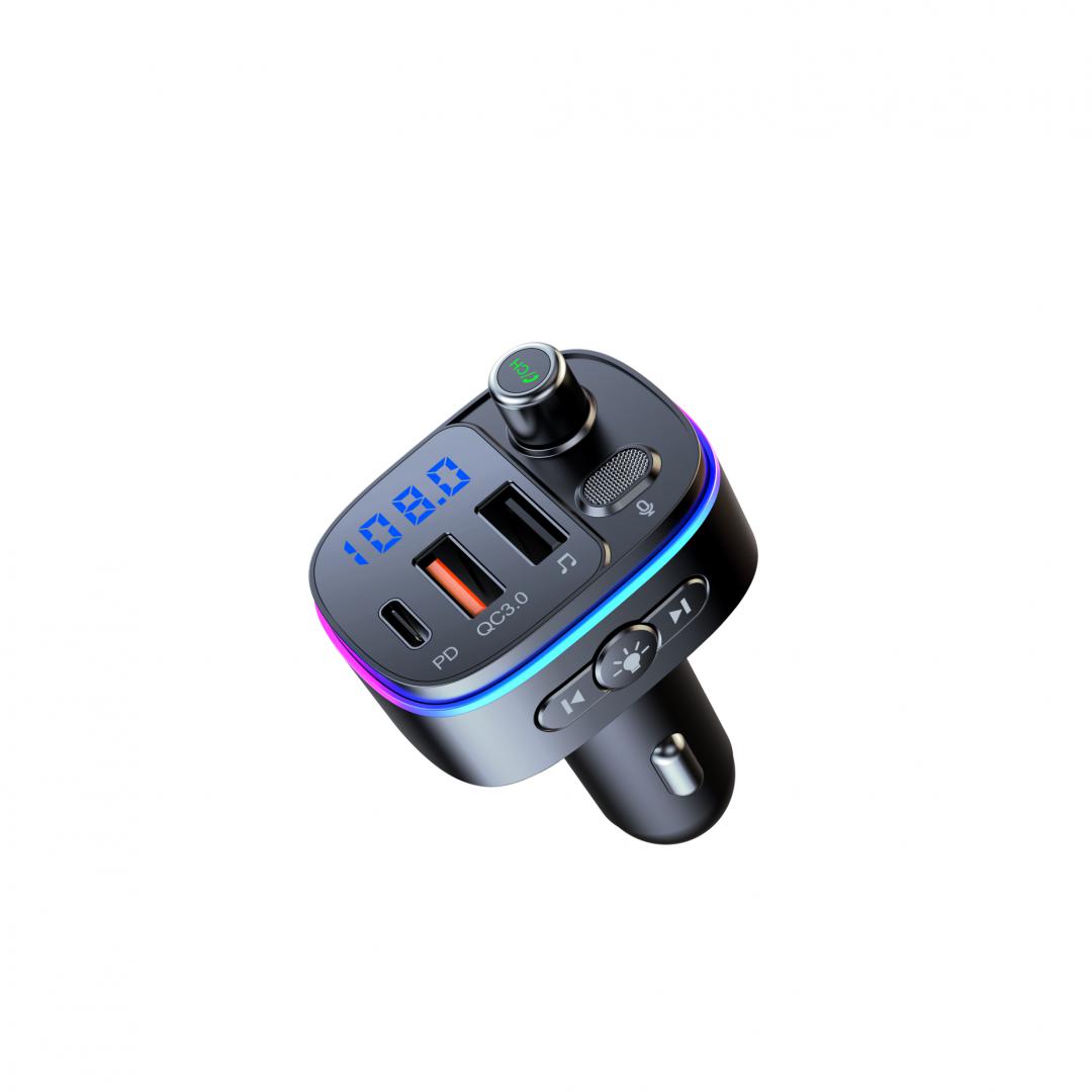 Modulator FM Serioux AMFM65, Bluetooth V5.0, conectare automată, raza de - imagine 5