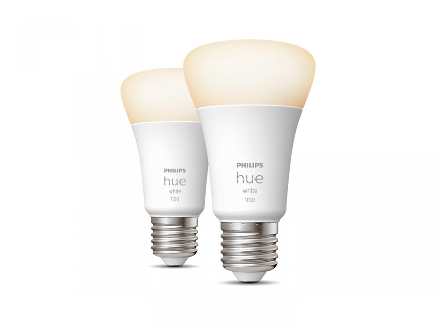 2 Becuri LED inteligente Philips Hue A60, Bluetooth, E27, 9.5W