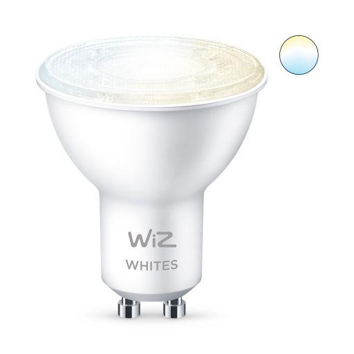 Bec LED inteligent WiZ Connected Whites, Wi-Fi, GU10, 4.9W (50W),