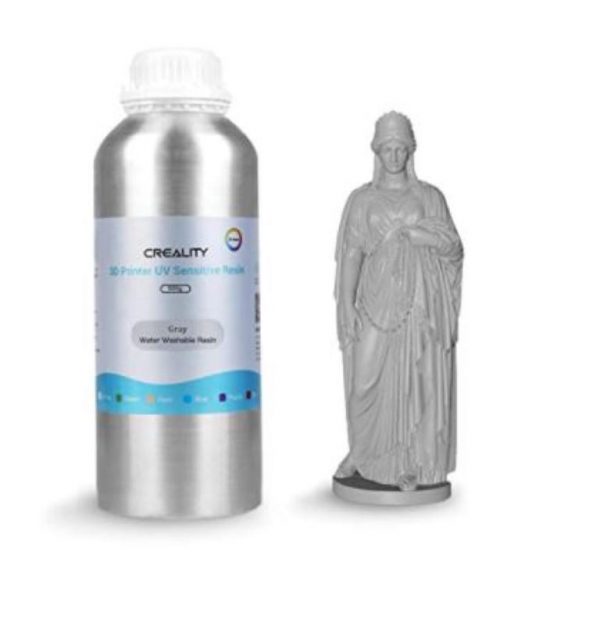 CREALITY Rasina Standard rigida fotosensibila, 500g, culoare gri, ambalaj: recipient