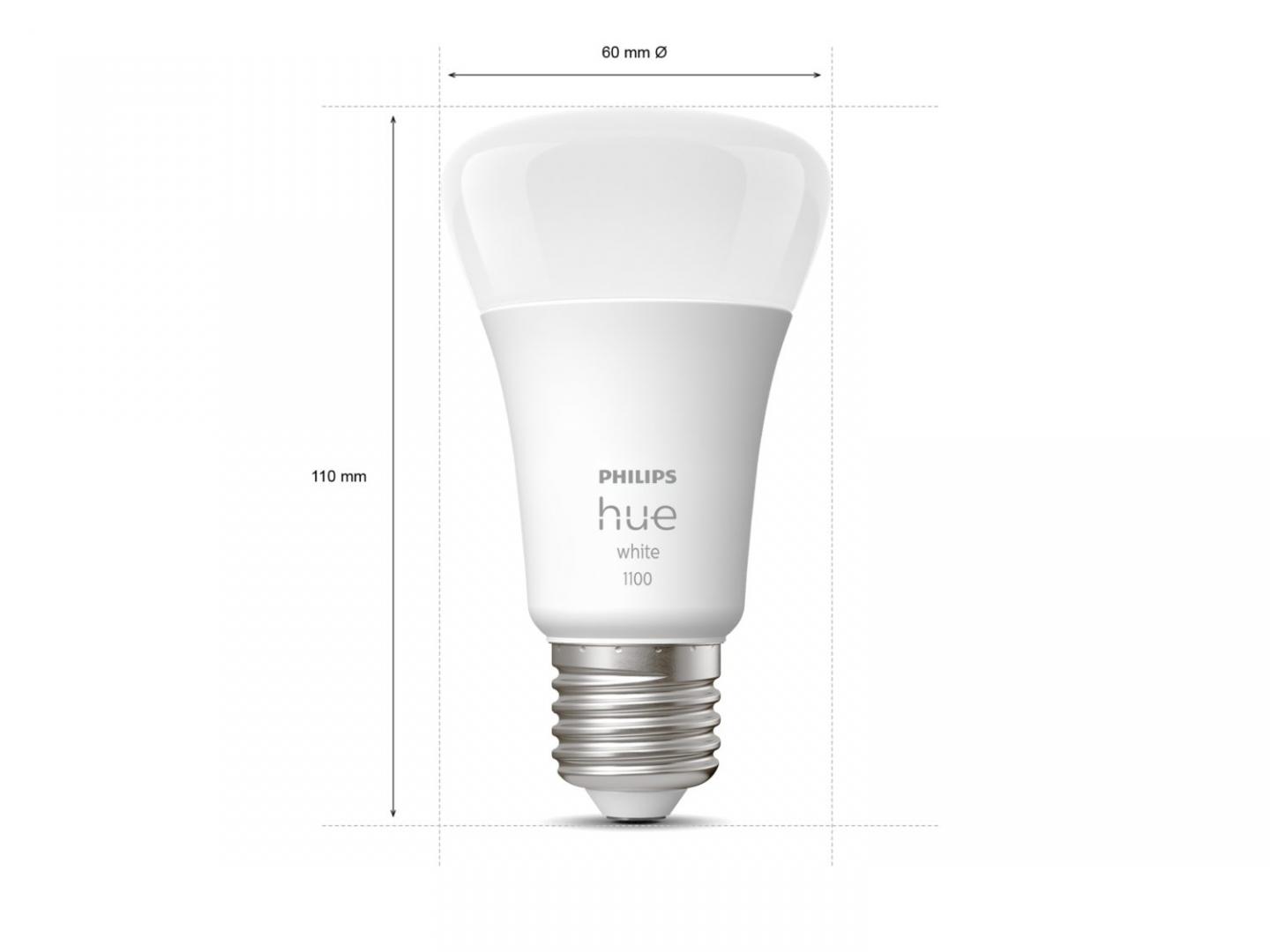 Pachet 3 Becuri LED inteligente Philips Hue A60, Bluetooth, E27, - imagine 4
