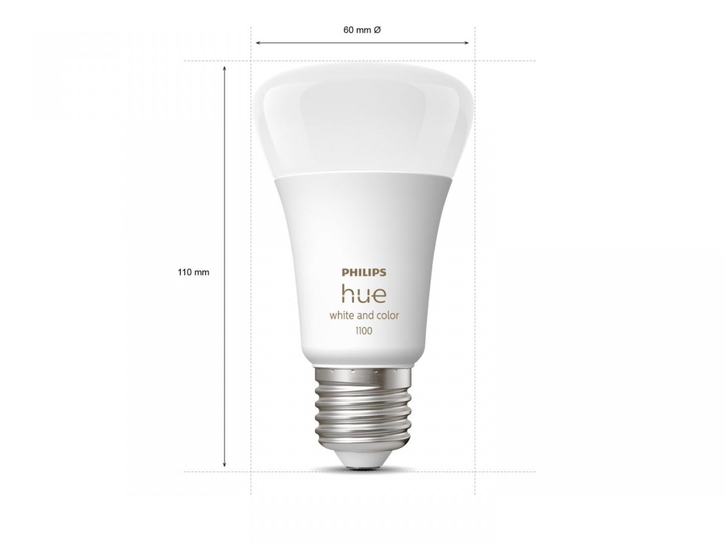 Pachet 3 Becuri LED RGB inteligente Philips Hue A60, Bluetooth, - imagine 4